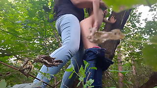 Hardcore lesbian sex in the forest - Lesbian-illusion