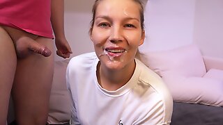 He left me with cum on my face and unsatisfied