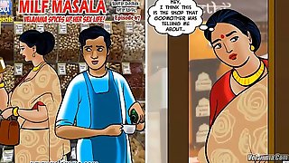 Velamma Incident 67 - Mummy Masala &ndash_ Velamma Spices round the brush Dealings Life!