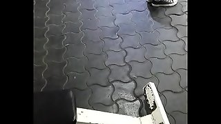 culona en el gym