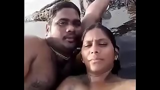 Desi Beau increased by Girlfriend unsocial distraction on high littoral