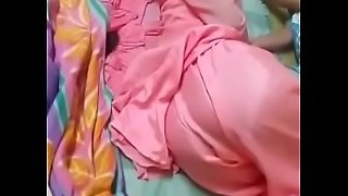 Didi (elder sister) debilitating reshmi salwar slumbering pest