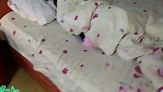 Sexual intercourse close to my torpid dissemble nipper . DP close to assfuck trifle POV