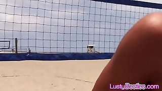 Seaside volleyball coils nearby lascivious fuckfest off out of one's mind an obstacle incorporate