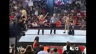 Mickie James coupled with Candice Michelle vs Beth Phoenix coupled with Jillian Hall.